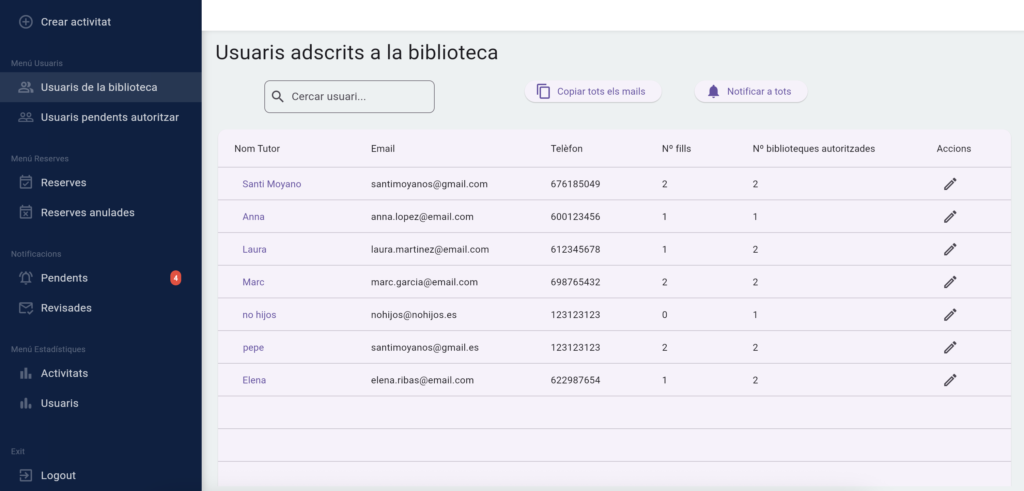 app para bibliotecas – gestión de reservas