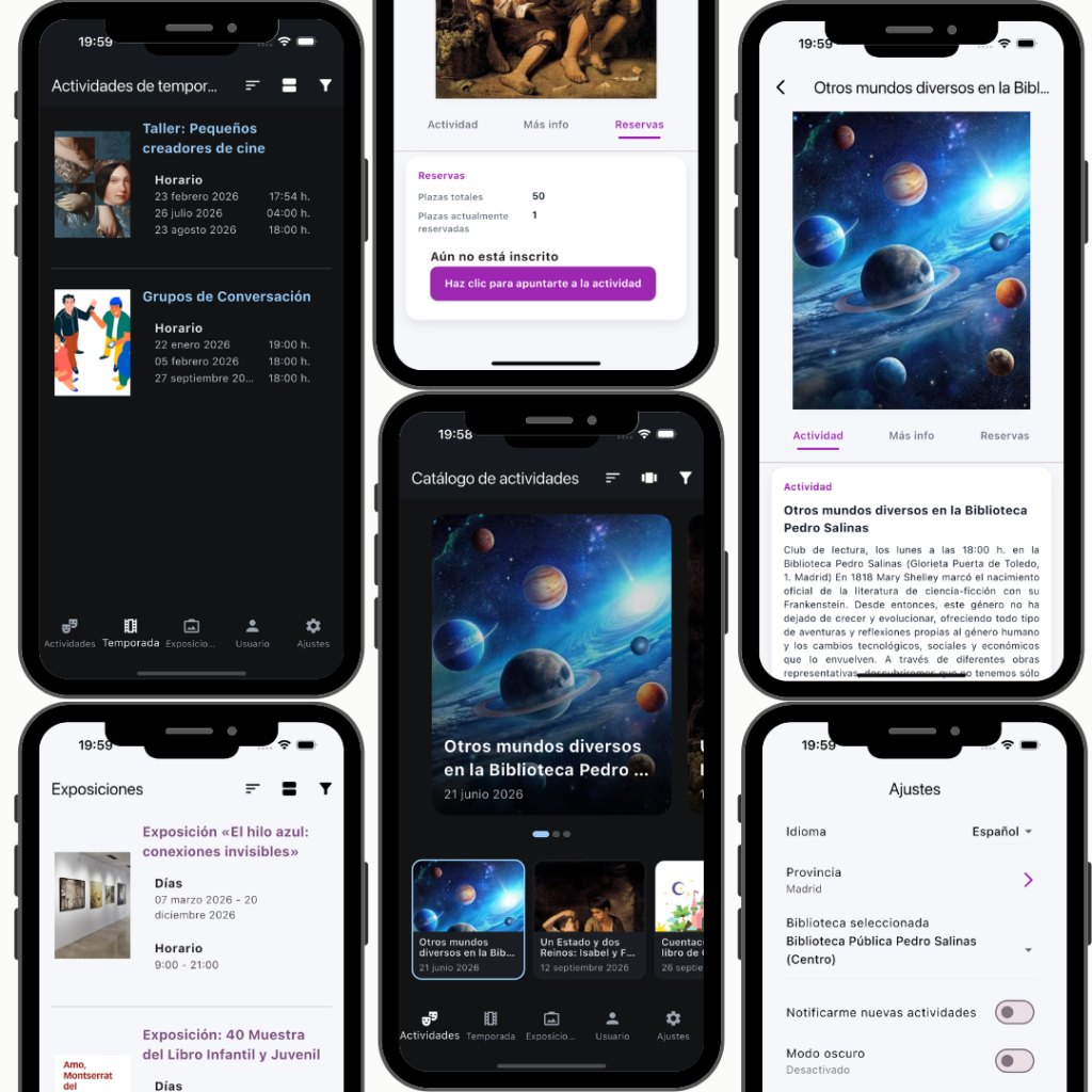 interfaces app móviles